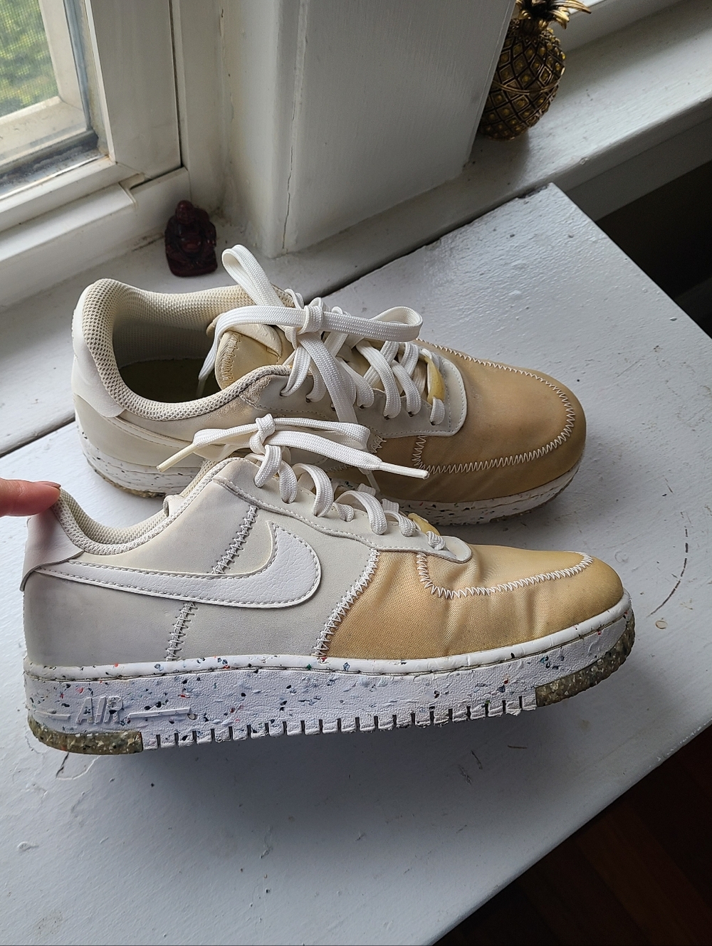 NIKE WOMENS SIZE 8 AIR FORCE 1 CRATER SUMMIT WHITE CT1986-100 SHOES SNEAKERS
